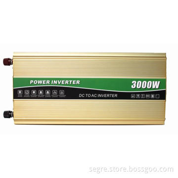 12v 24v 48v dc to ac 110v 220v off grid pure sine wave 3000W power inverter solar with charging function